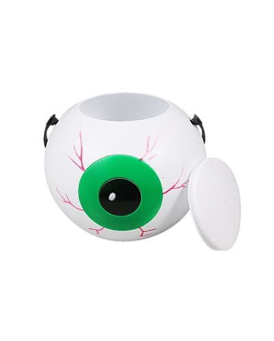 SEAU A BONBON FORME OEIL 12.9 CM  VENDU VIDE