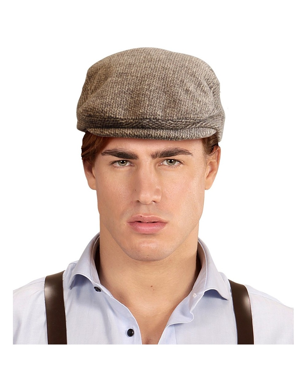 BERET OU CASQUETTE MARRON ANNEES 20