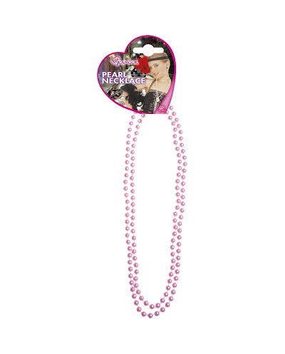 COLLIER DE PERLE BLANC GLAMOUR 57 CM