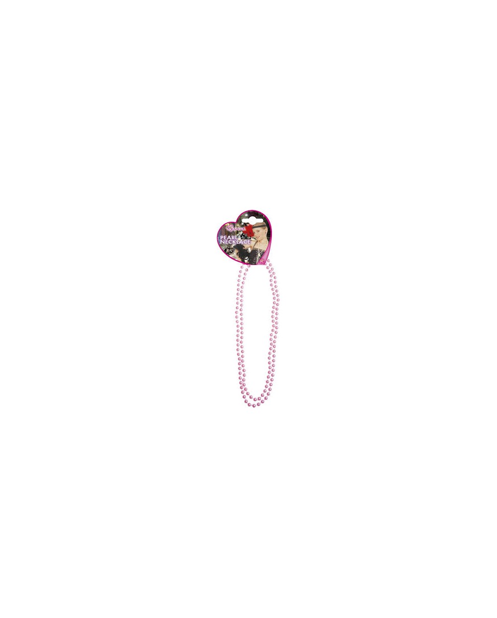COLLIER DE PERLE BLANC GLAMOUR 57 CM