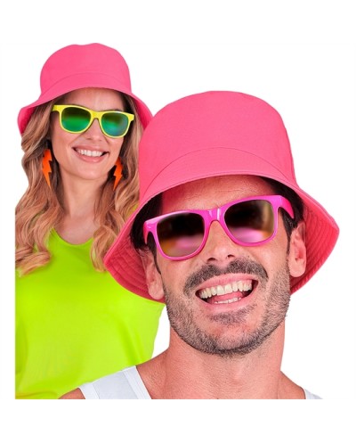CHAPEAU DE PECHEUR BOB ROSE FLUO