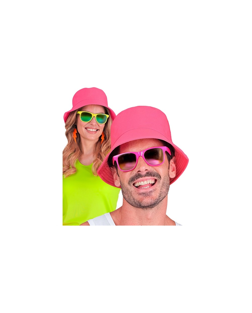 CHAPEAU DE PECHEUR BOB ROSE FLUO