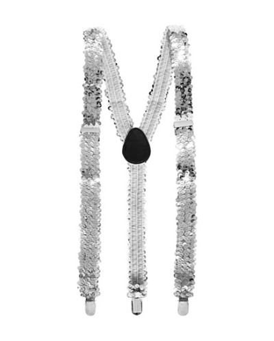 BRETELLES SEQUINS OU PAILLETTES ARGENT