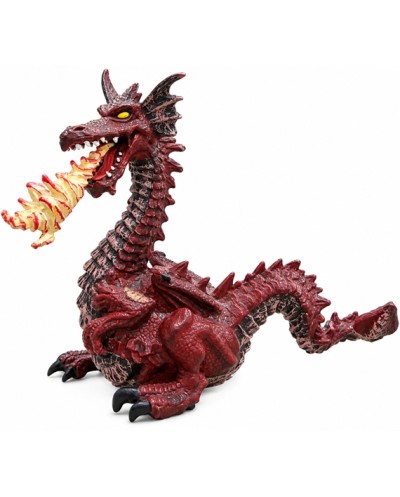 FIGURINE DRAGON QUI CRACHE DU FEU 10.5 X 11.5 CM