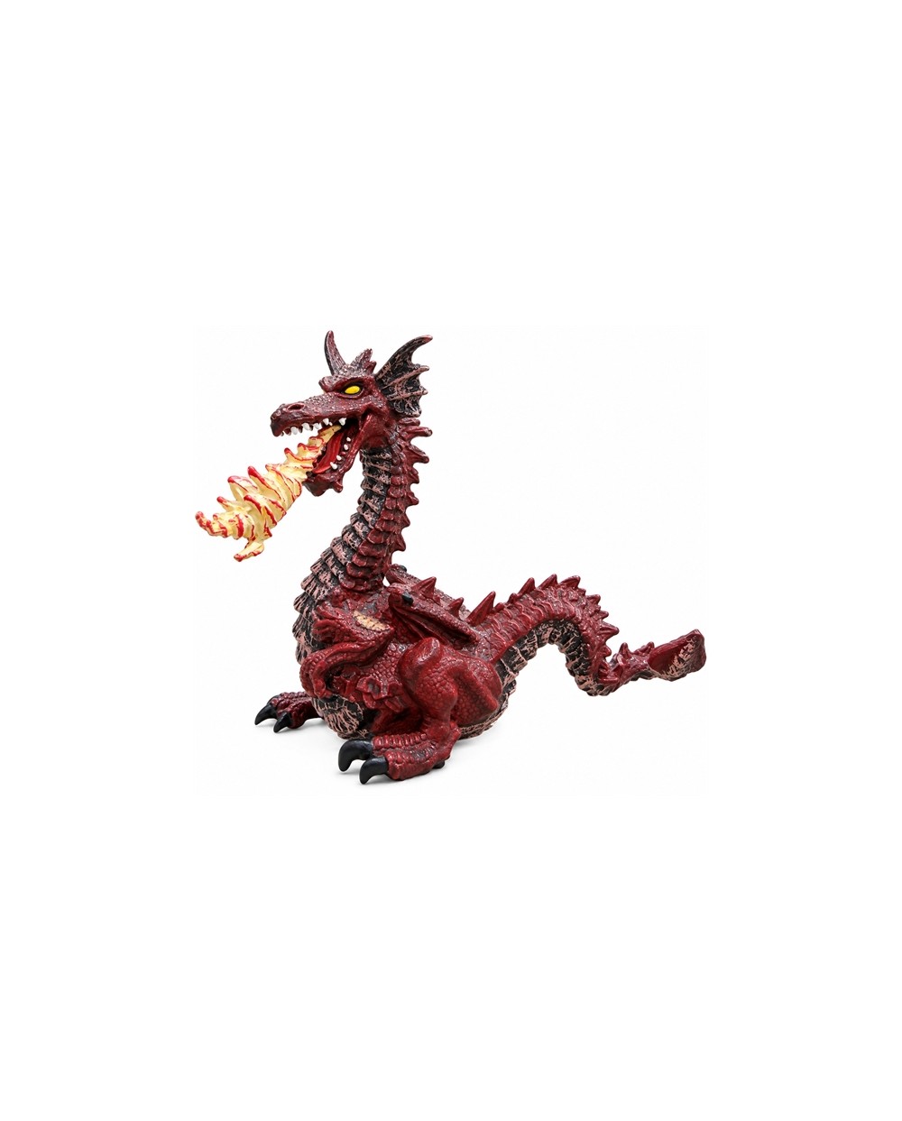 FIGURINE DRAGON QUI CRACHE DU FEU 10.5 X 11.5 CM