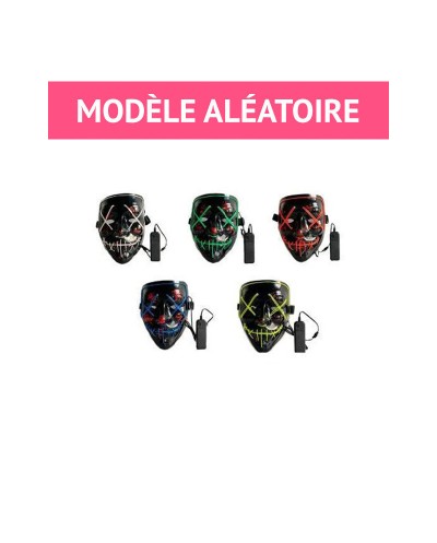MASQUE LUMINEUX TERREUR ANONYMOUS LED 