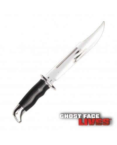 COUTEAU ARGENT CHROME GHOST FACE 33 CM 