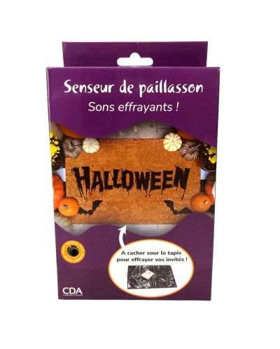 DECORATION HALLOWEEN CAPTEUR DE PAILLASSON SONS EFFRAYANTS
