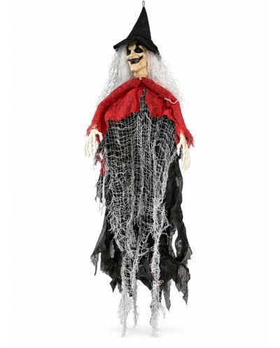 DECORATION HALLOWEEN SORCIERE YSORIA A SUSPENDRE 49 CM