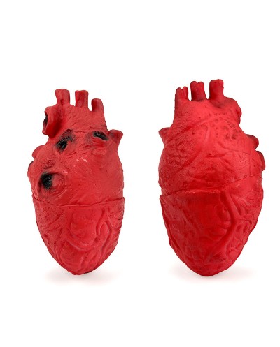 FAUX COEUR VINYLE ROUGE