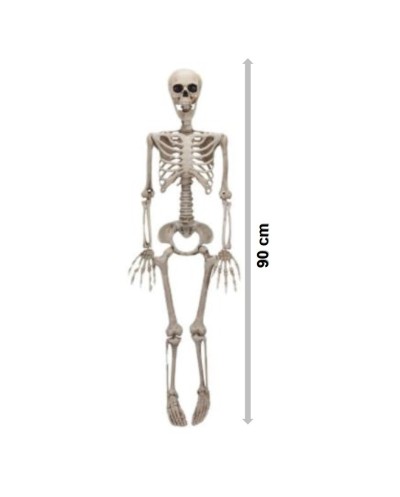 SQUELETTE A SUSPENDRE BOB 90 CM DECORATION HALLOWEEN