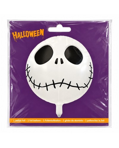 BALLON METALLIQUE ROND ORBZ TETE DE JACK 40 CM
