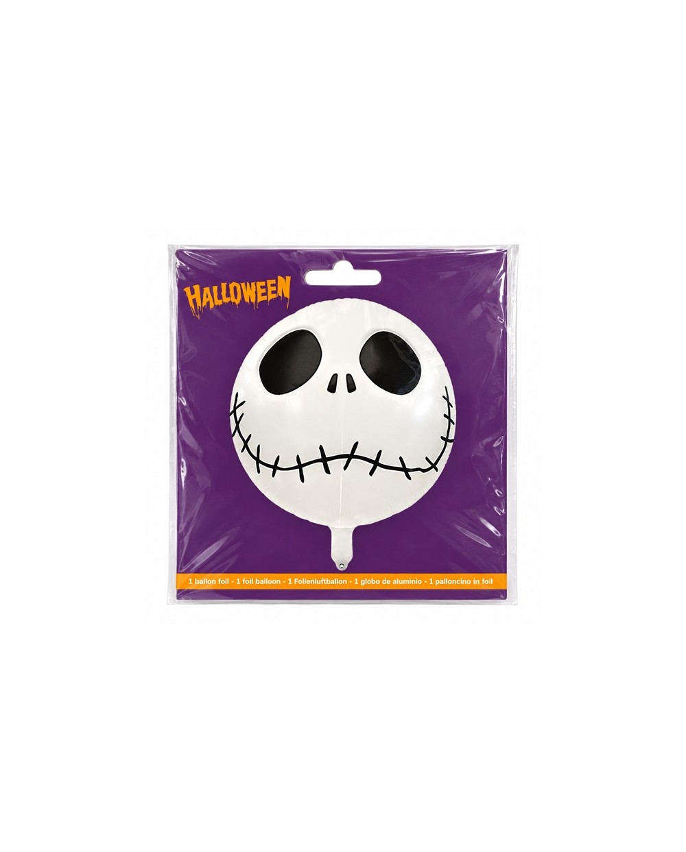 BALLON METALLIQUE ROND ORBZ TETE DE JACK 40 CM
