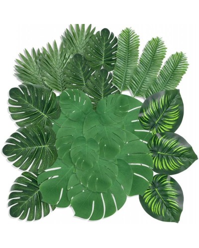 44 FEUILLES ARTIFICIELLES TROPICALES VERTES