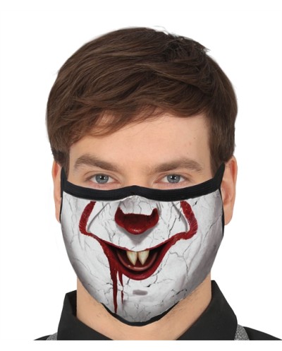 MASQUE CHIRURGICAL COVID TISSU CLOWN CA 