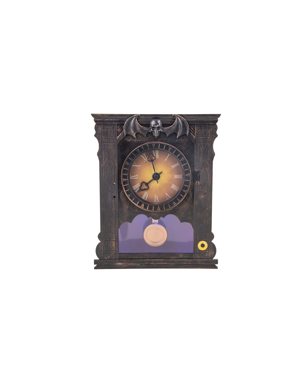 HORLOGE HANTEE ANIMEE HALLOWEEN 20 X 25 CM