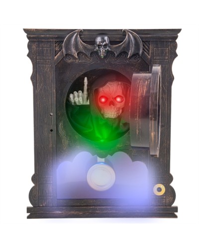 HORLOGE HANTEE ANIMEE HALLOWEEN 20 X 25 CM