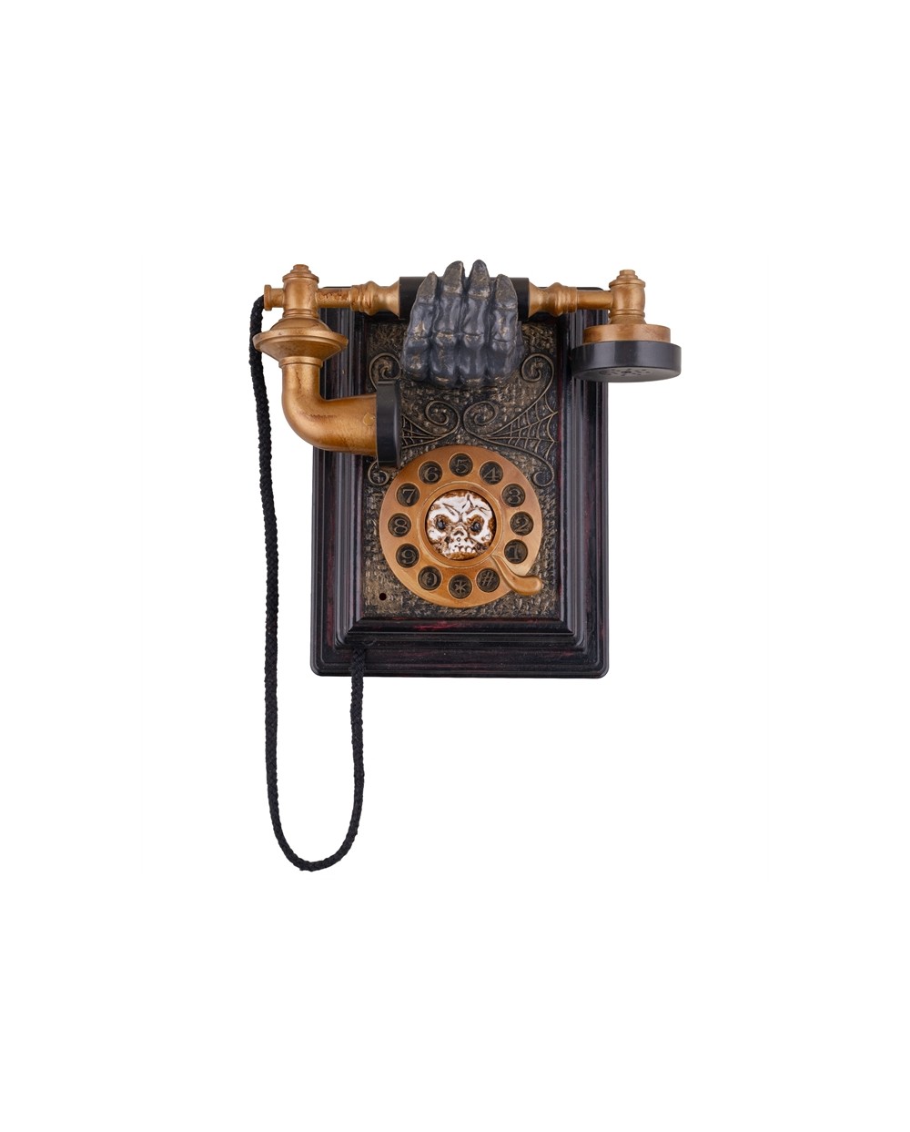 DECO HALLOWEEN ANIMATRONIC TELEPHONE MURAL HALLOWEEN MAIN QUI SE LEVE