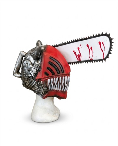 MASQUE TRONCONNEUSE ANIME CHAINSAW MAN COSPLAY EN LATEX