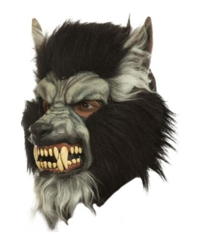 MASQUE LATEX LOUP  GREY HOWLING