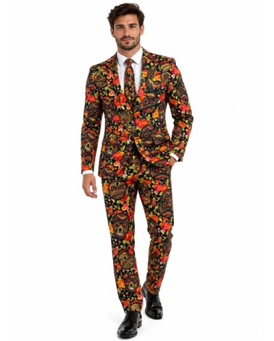ENSEMBLE COSTUME LED JOUR DES MORTS 