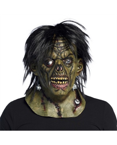 MASQUE LATEX FRANKY AVEC CHEVEUX 