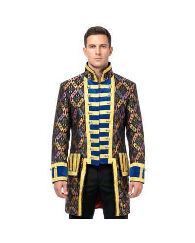 VESTE GENTLEMEN HOLOGRAM BLEU TAILLE S