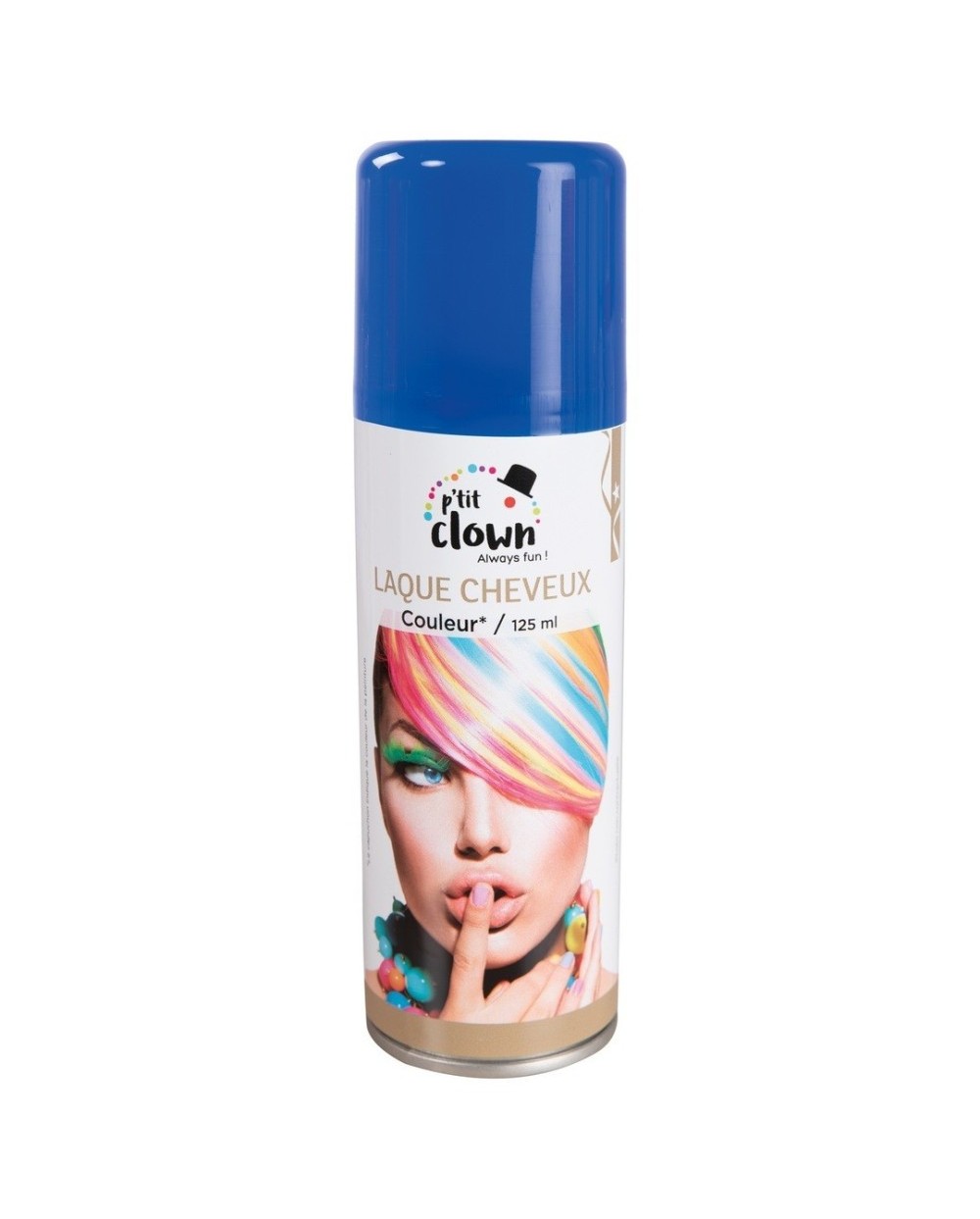 LAQUE A CHEVEUX SPRAY AEROSOL BLEU 125 ML