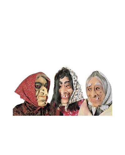 MASQUE DE SORCIERE AVEC GROS NEZ 