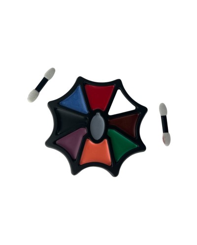 PALETTE MAQUILLAGE HALLOWEEN 8 COULEURS + 2 APPLICATEURS