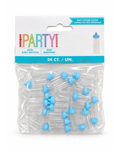 DECORATION CONFETTIS DE TABLE MINI BIBERONS BLEUS