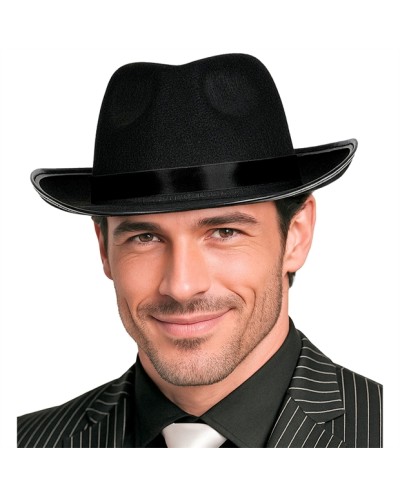 CHAPEAU AL CAPONE GANGSTER NOIR