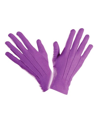 GANTS COURTS VIOLET TAILLE ADULTE