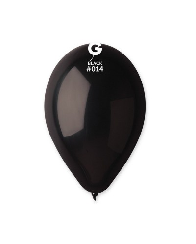 50 BALLONS NOIR BIO LATEX 28-30 CM  014