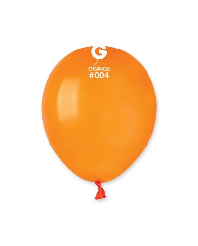 50 BALLONS ORANGE  004 BIO LATEX 13 CM 
