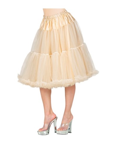 JUPON OU JUPE BOUFFANT IVOIRE OU CREME TULLE 65 CM