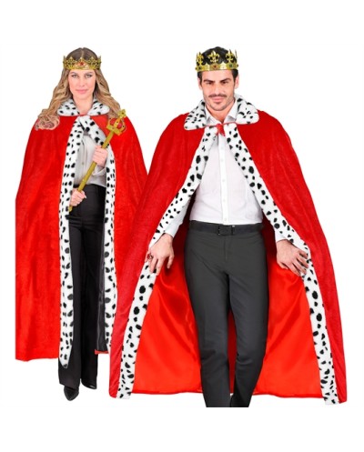 DEGUISEMENT CAPE DE ROI TAILLE UNIQUE ADULTE LONGUEUR 140 CM