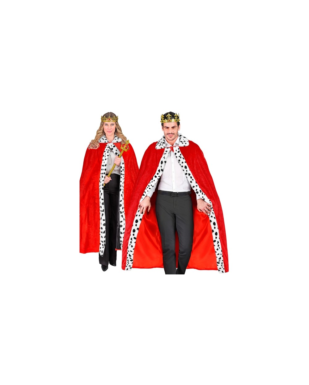 DEGUISEMENT CAPE DE ROI TAILLE UNIQUE ADULTE LONGUEUR 140 CM