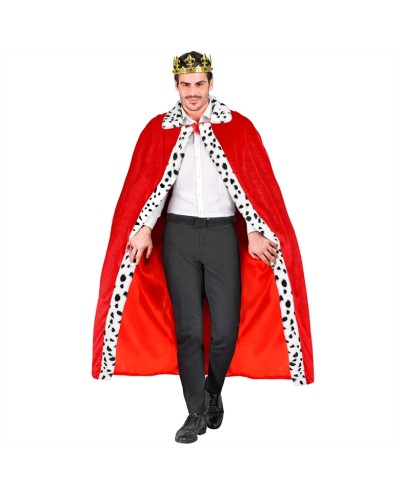 DEGUISEMENT CAPE DE ROI TAILLE UNIQUE ADULTE LONGUEUR 140 CM