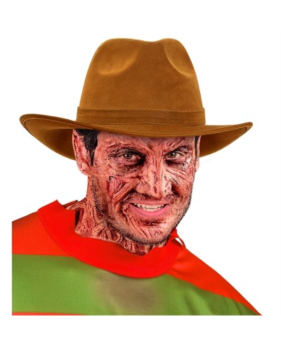 CHAPEAU INDIANA JONES JONES OU FREDDY VINTAGE SUEDINE BRUN OU MARRON