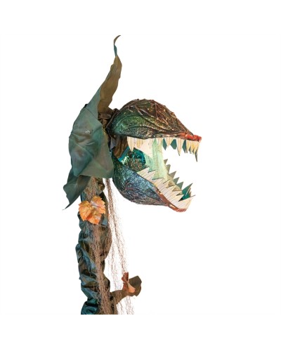 DECO HALLOWEEN ANIMATRONIC MOUVEMENT SON ET LUMIERE PLANTE CARNIVORE 205 CM
