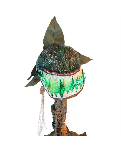 DECO HALLOWEEN ANIMATRONIC MOUVEMENT SON ET LUMIERE PLANTE CARNIVORE 205 CM