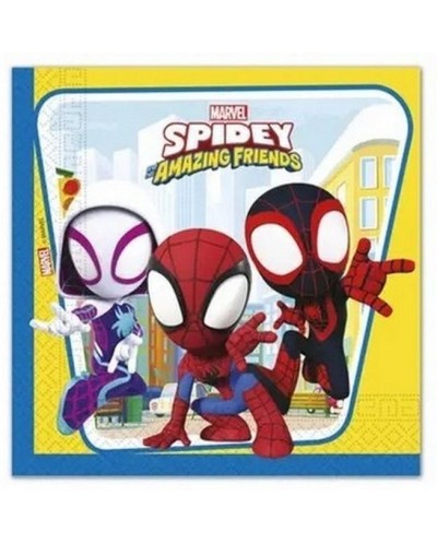 20 SERVIETTES SPIDEY ET SES AMIS  33 X 33 CM 