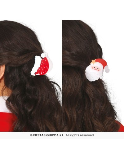 2 PINCES A CHEVEUX DE NOEL 