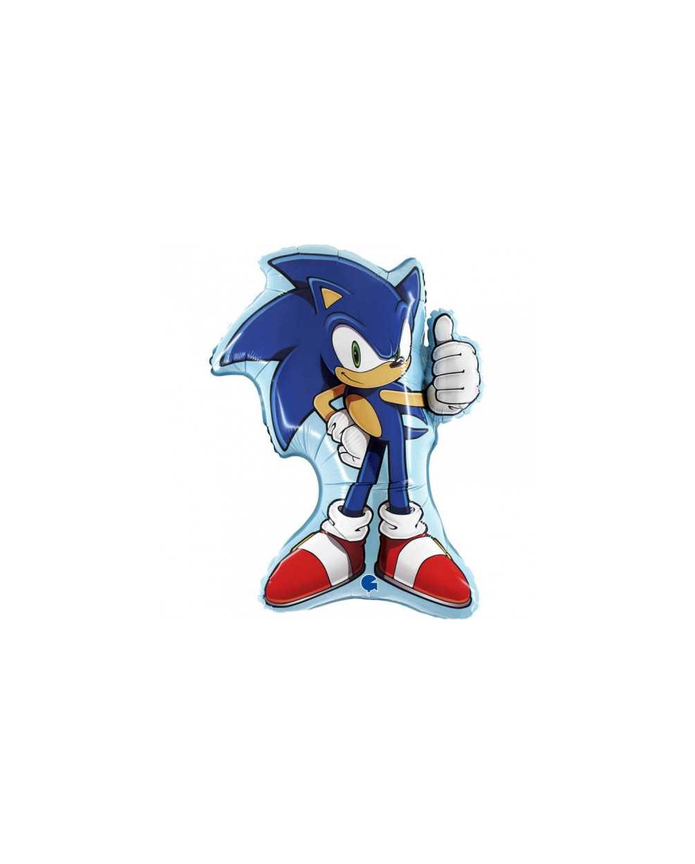 BALLON METALLIQUE PERSONNAGE SONIC JEU VIDEO 71 CM