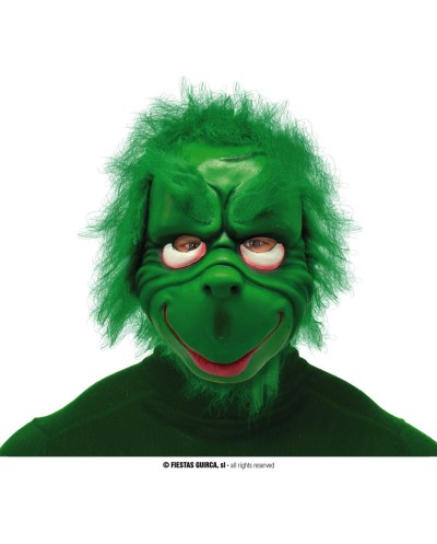 MASQUE LUTIN VERT GROGNON DE NOEL LE GRINCH