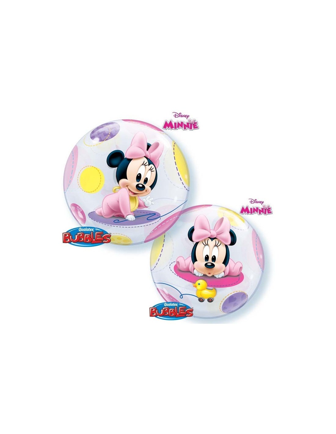 Ballon Bubbles Disney Minnie Bebe 56 Cm