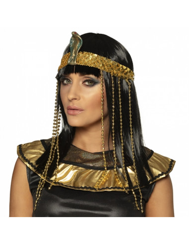 PERRUQE FEMME REINE EGYPTIENNE  AVEC...