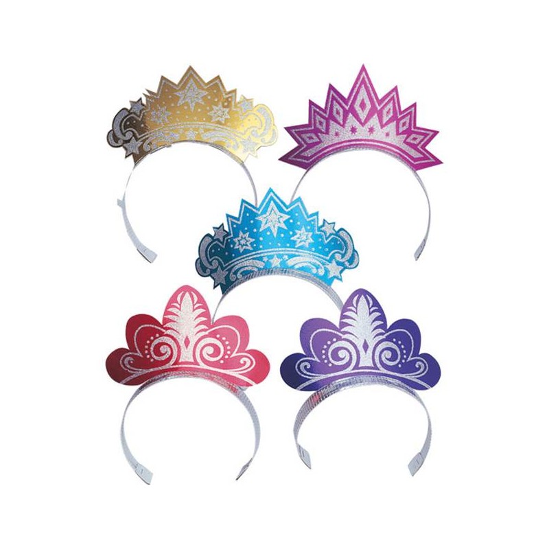 12 COURONNE EN PAPIER PRINCESSE 