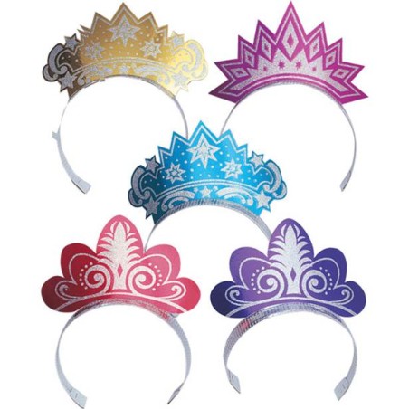 12 COURONNE EN PAPIER PRINCESSE 